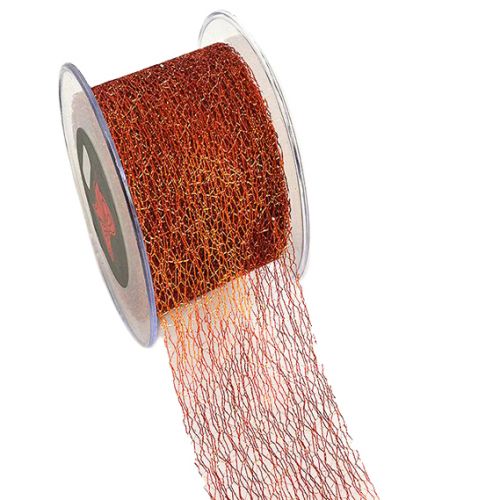 Κορδέλα 9μ. GOLDEN SPIDER 4,3εκ. - Κόκκινη