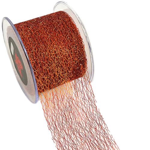 Κορδέλα 9μ. GOLDEN SPIDER 6,7εκ. - Κόκκινη