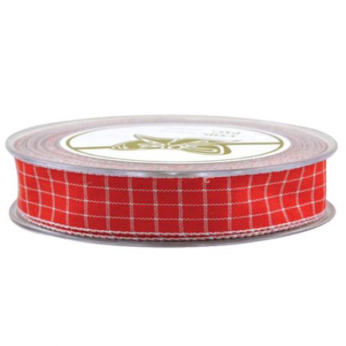 Κορδέλα 18μ. GRAPH CHECK 12χ. - Κόκκινη