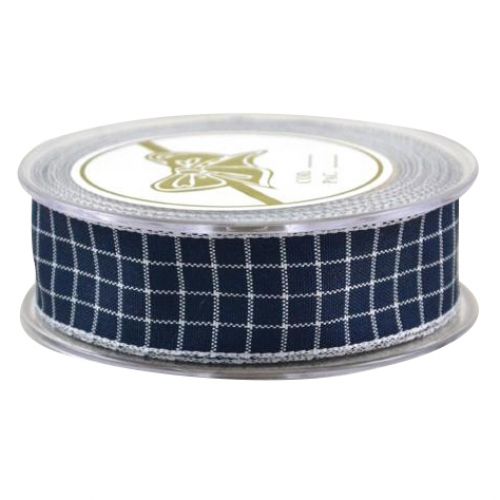 Κορδέλα 9μ. GRAPH CHECK 25χ. - Μπλε