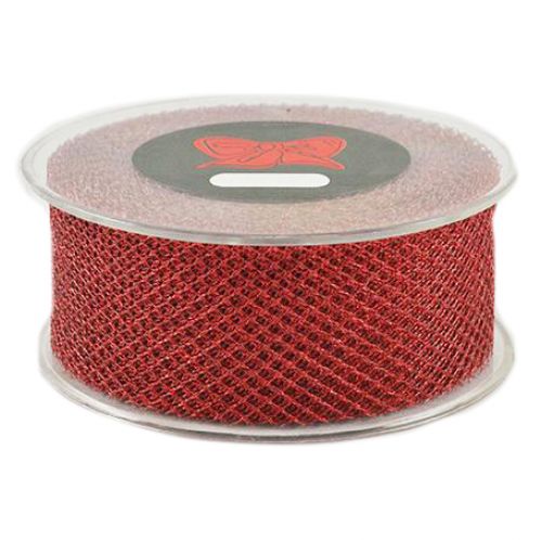 Κορδέλα 18μ. INFERNO HIVE 4,3εκ. - Κόκκινη
