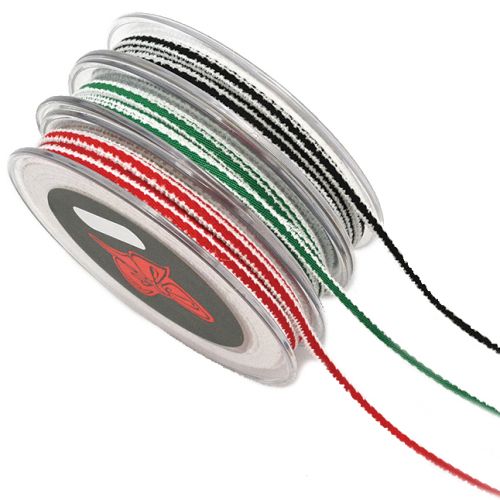 Κορδέλα 18μ. REDINA 3χιλ. - μαύρο/λευκό