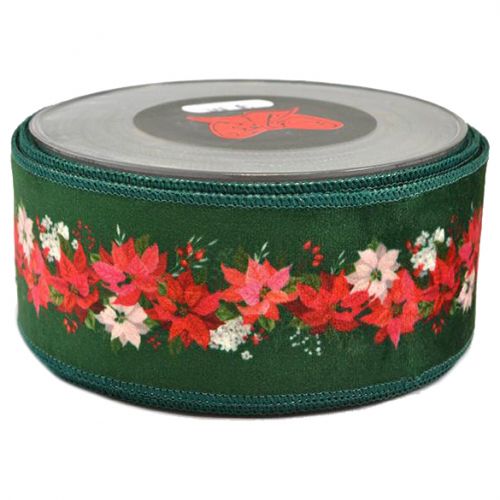 Κορδέλα 9μ. HOLLAND EUPHORBIA 5εκ. - Πράσινη