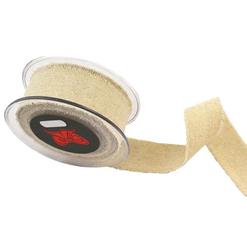 Κορδέλα 10μ. Λονέτα ξέφτι 40χιλ. - Ιβουάρ