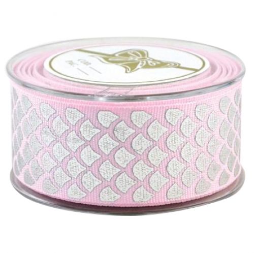 Κορδέλα 9μ. MERMAID 23χιλ. - Ροζ