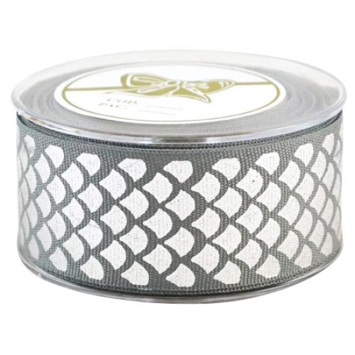 Κορδέλα 9μ. MERMAID 38χιλ. - Γκρι