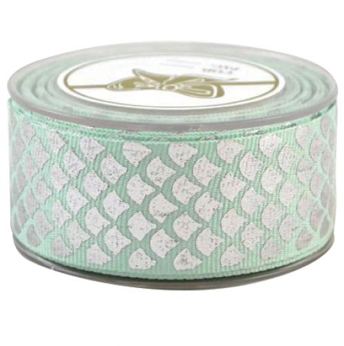 Κορδέλα 9μ. MERMAID 38χιλ. - Πράσινο Ανοιχτό