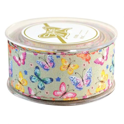 Κορδέλα 9μ. Πεταλούδες 23χ. - Πράσινο τσάι