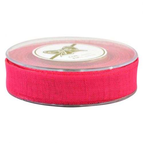 Κορδέλα 25μ. LINNEN RIBBON 38χιλ. - Φούξια