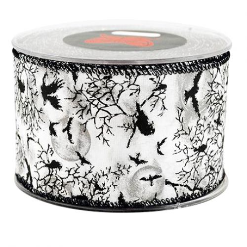 Κορδέλα 9μ. CROWS 67χιλ. - Μαύρο,Λευκό