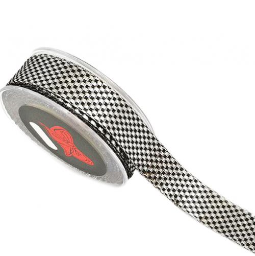 Κορδέλα 18μ. BELINDA 2.3εκ. - Μαύρη Ασημί