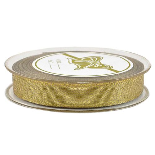 Κορδέλα 18μ. ANDALUSIA 1εκ. - Χρυσή