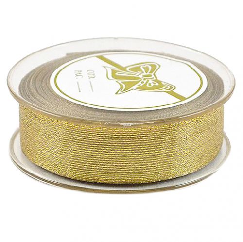 Κορδέλα 9μ. ANDALUSIA 2,3εκ. - Χρυσή