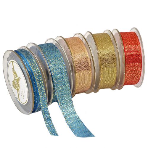 Κορδέλα 9μ. ANDALUSIA 2,3εκ. - Χρυσή