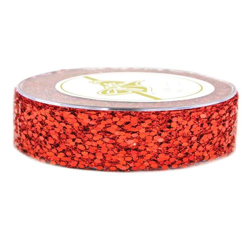 Κορδέλα 9μ. GLASS NET 1,3εκ. - Κόκκινη