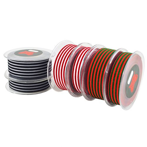 Κορδέλα 9μ. ORLANDO 23χιλ.-ΚΟΚΚΙΝΟ-ΛΕΥΚΟ