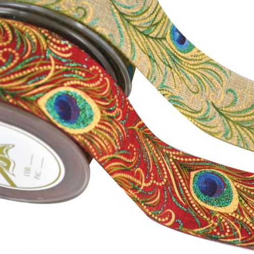 Κορδέλα 9μ. PEACOCK  43χιλ.-ΦΥΣΙΚΟ