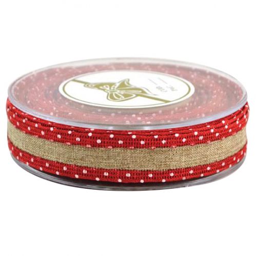 Κορδέλα 9,1μ. LIBERTAD  35χιλ. - Κόκκινο