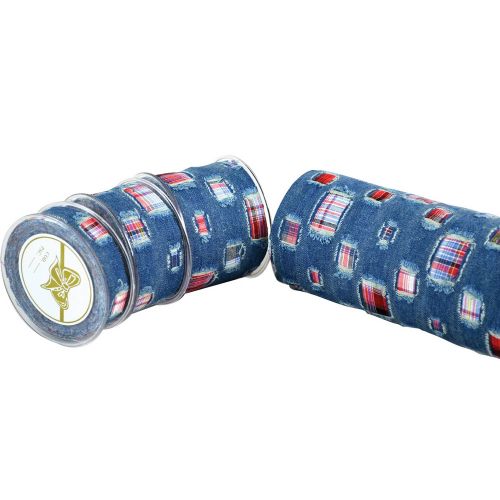 Κορδέλα PATCHWORK  25χιλ.X5μ. μπλε