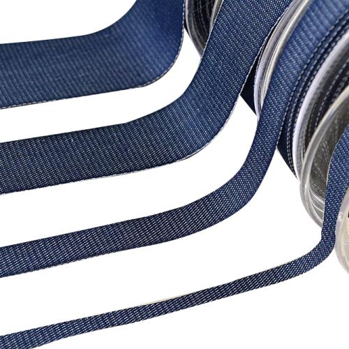 Κορδέλα 9μ. DENIM 25χιλ. - Μπλε