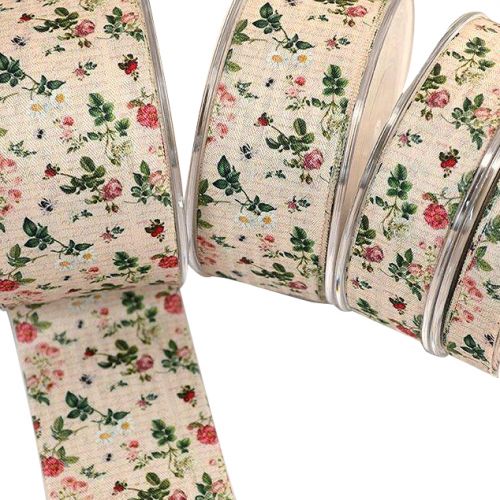 Κορδέλα 25μ. POPLINE LE CAMPAGNE 55χιλ. - Μπεζ