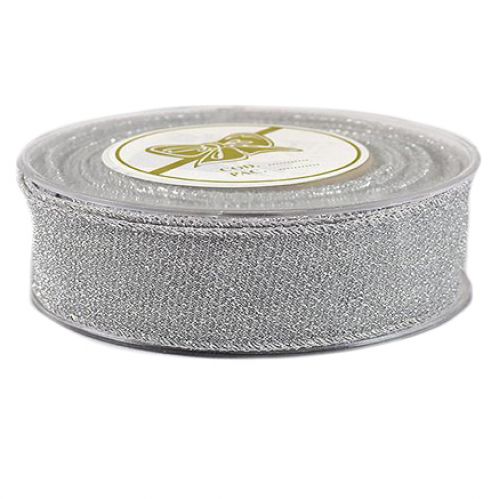 Κορδέλα 9μ. SPARKLE LUREX 2,3εκ. - Ασημί