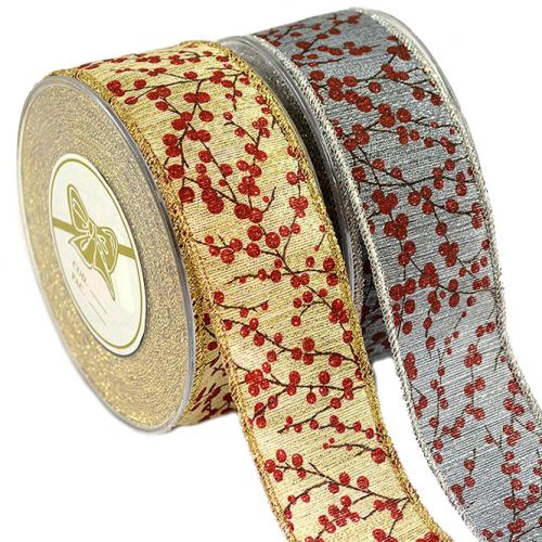 Κορδέλα 9μ. METALLIC MISTLETOE 43χιλ.-ΧΡΥΣΟ