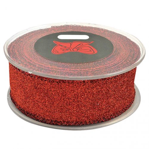 Κορδέλα 9μ. ΧΡΥΣΟ DUST 43χιλ.-ΚΟΚΚΙΝΟ