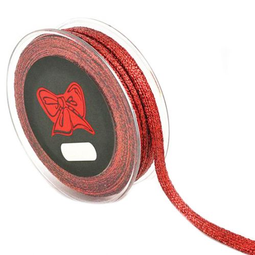 Κορδέλα 18μ. LYRA 1εκ. - Κόκκινη