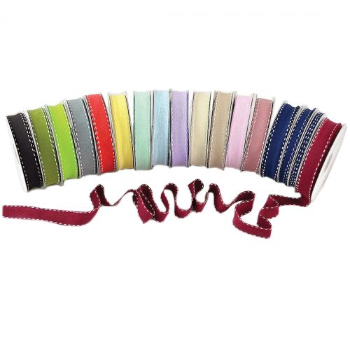 Κορδέλα 23μ. COTTON EDGE SEAM 6χιλ.-ΜΠΟΡΝΤΩ