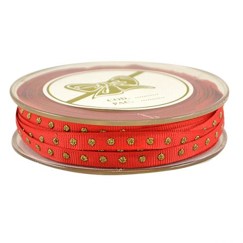 Κορδέλα 23μ. GRO DOTS 6χιλ.-ΚΟΚΚΙΝΟ