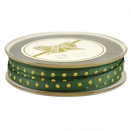 Κορδέλα 23μ. GRO DOTS 6χιλ.-ΠΡΑΣΙΝΟ