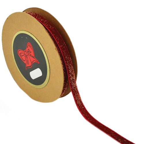 Κορδέλα 9μ. PANDORA 1.2εκ.  - Κόκκινη