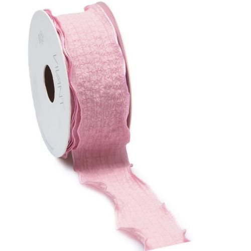 Κορδέλα 10μ. SCALLOPED 40χιλ. - ροζ