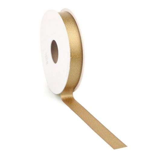 Κορδέλα 20μ. VICTORIA σατέν 15χιλ. - χρυσή