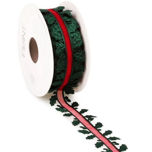 Κορδέλα 10μ. HOLLY LEAVES 32χ.