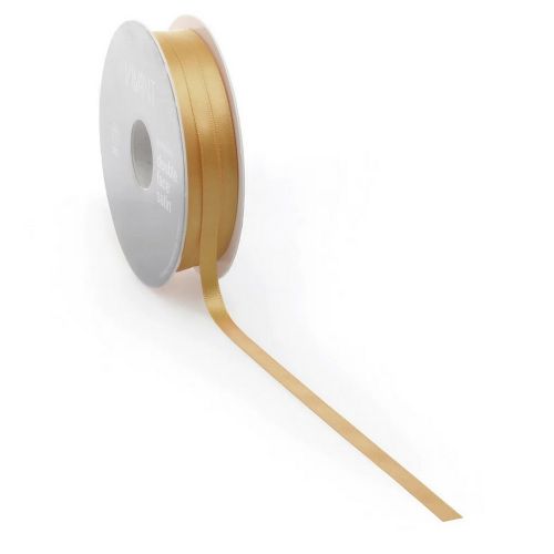 Κορδέλα 50μ. Σατέν 2ης 3χιλ. - χρυσό ανοιχτό