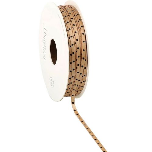 Κορδέλα 50μ. SMALL STARS 3χιλ. - χρυσή