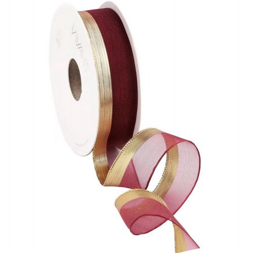 Κορδέλα 10μ. ORGANZA LINEA 25χ.- Κόκκινο