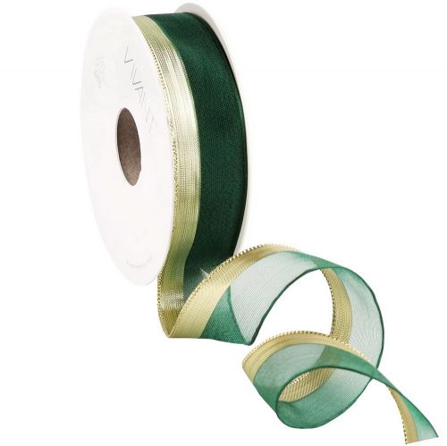 Κορδέλα 10μ. ORGANZA LINEA 25χ.- Πράσινο σκ.