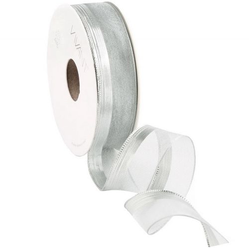 Κορδέλα 10μ. ORGANZA LINEA 25χ. - Λευκή