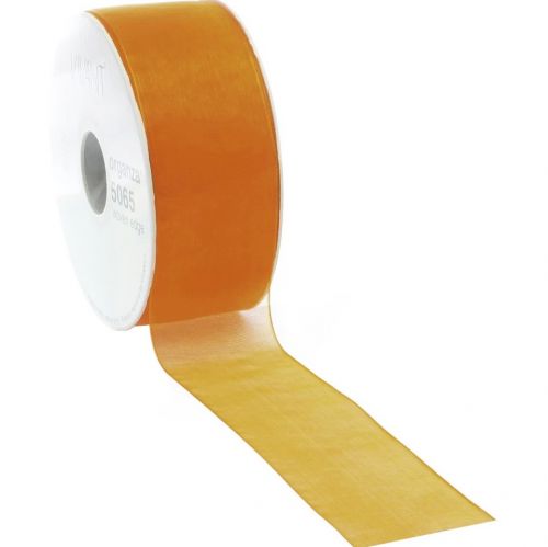 Κορδέλα 50μ. ORGANZA 40χιλ. - πορτοκαλί