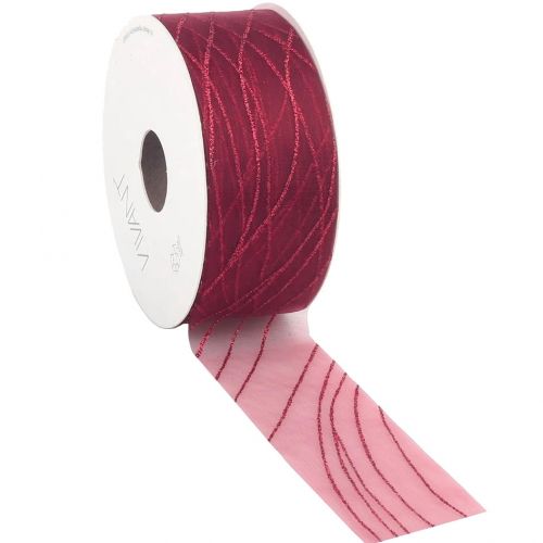 Κορδέλα 25μ. FLOW 40χ.- Μπορντό