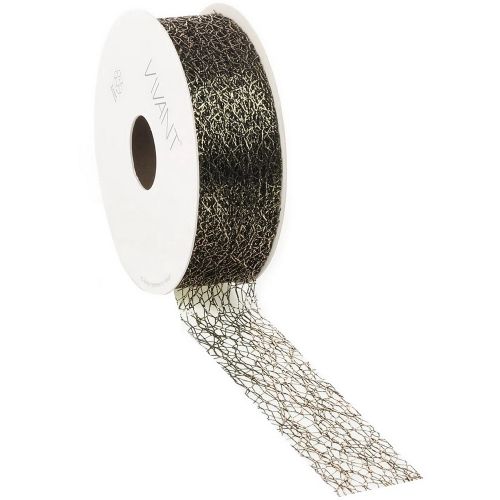 Κορδέλα 10μ. CRISPY DELUXE 30χ.- Χρυσό μαύρο