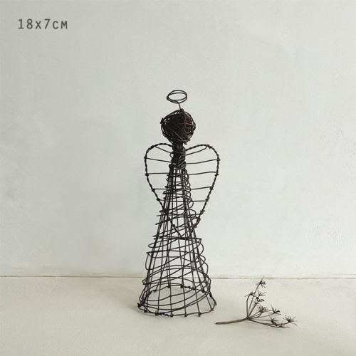 Άγγελος συρμάτινος όρθιος - μικρός  18εκ.