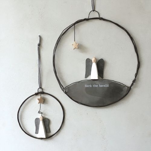 Στεφάνι σύρμα μεγάλο 15,5εκ. - Άγγελος