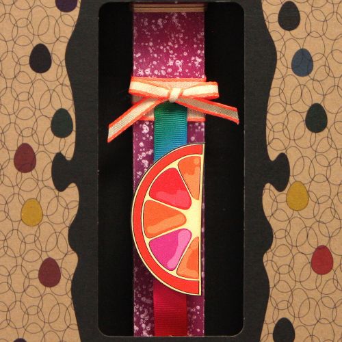 Λαμπάδα 20 Μαγνητάκι φρούτο - Φούξια