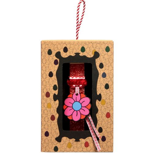 Λαμπάδα 20 Λουλούδι ξύλινο - Κοραλί