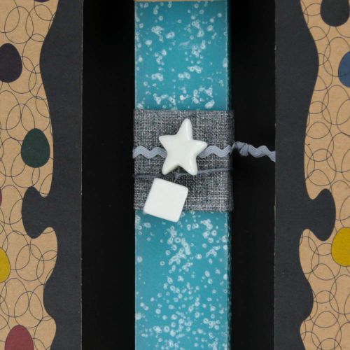 Easter Candle Matchbox-Happy birthday