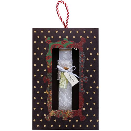 Easter candle with Crystals - Yellow Aventurine